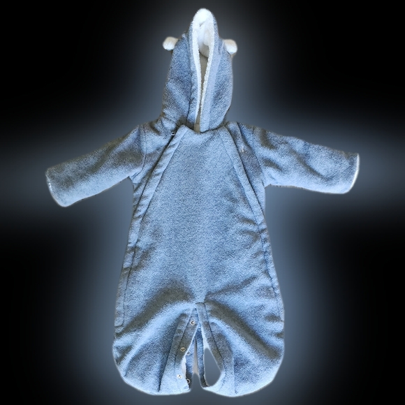 #KI30 Baby Gap Cozy Infant Sleeper Blanket With Hood - Picture 7 of 10